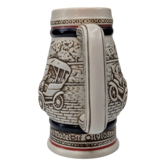 Vtg Avon Car Classics Ceramic Stein Cream Ford Model T 1982 with Box 5" - Picture 5 of 14